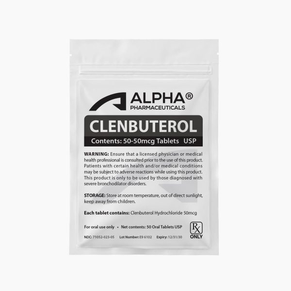 Alpha PC Clenbuterol 50-50mcg Tablets