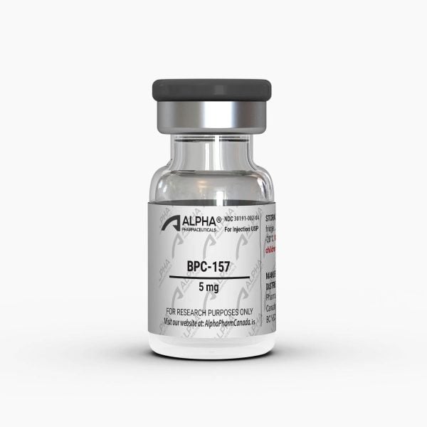 BPC-157 peptide vial for injury recovery and tissue healing support