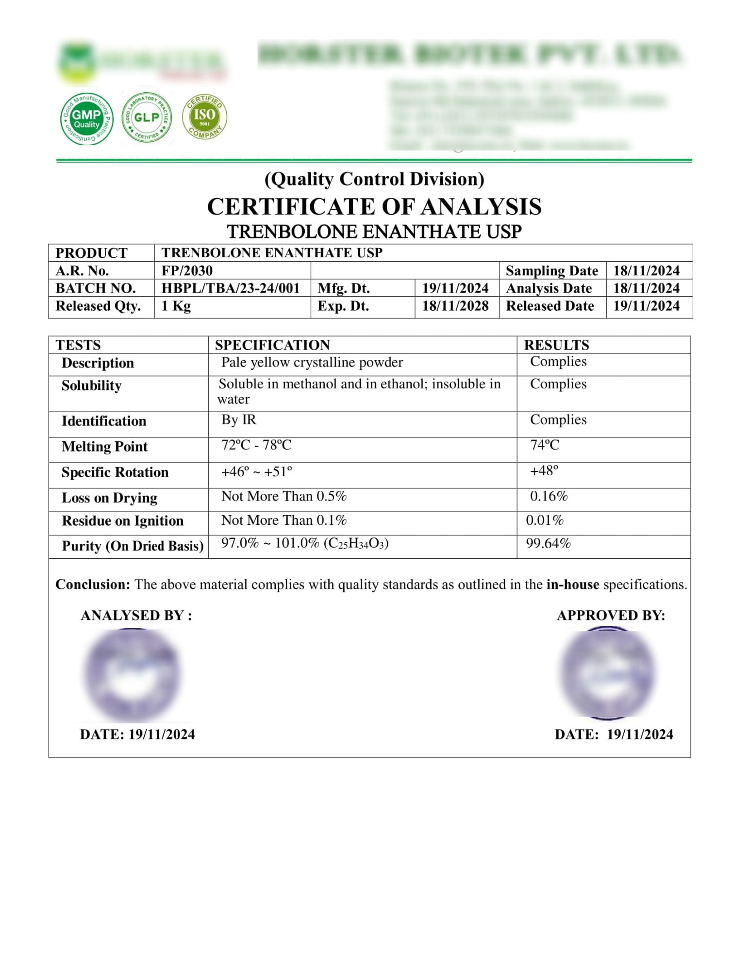 Trenbolone Enanthate