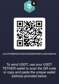 Tether Payment QR Code