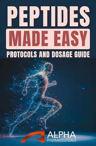 Step-by-step infographic showing how to mix and dose peptides using bacteriostatic water and an insulin syringe with correct unit measurements