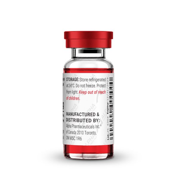 LipoVive+ 216 mg 10 mL injectable vial back label showing ingredients, storage instructions, and research-use labeling