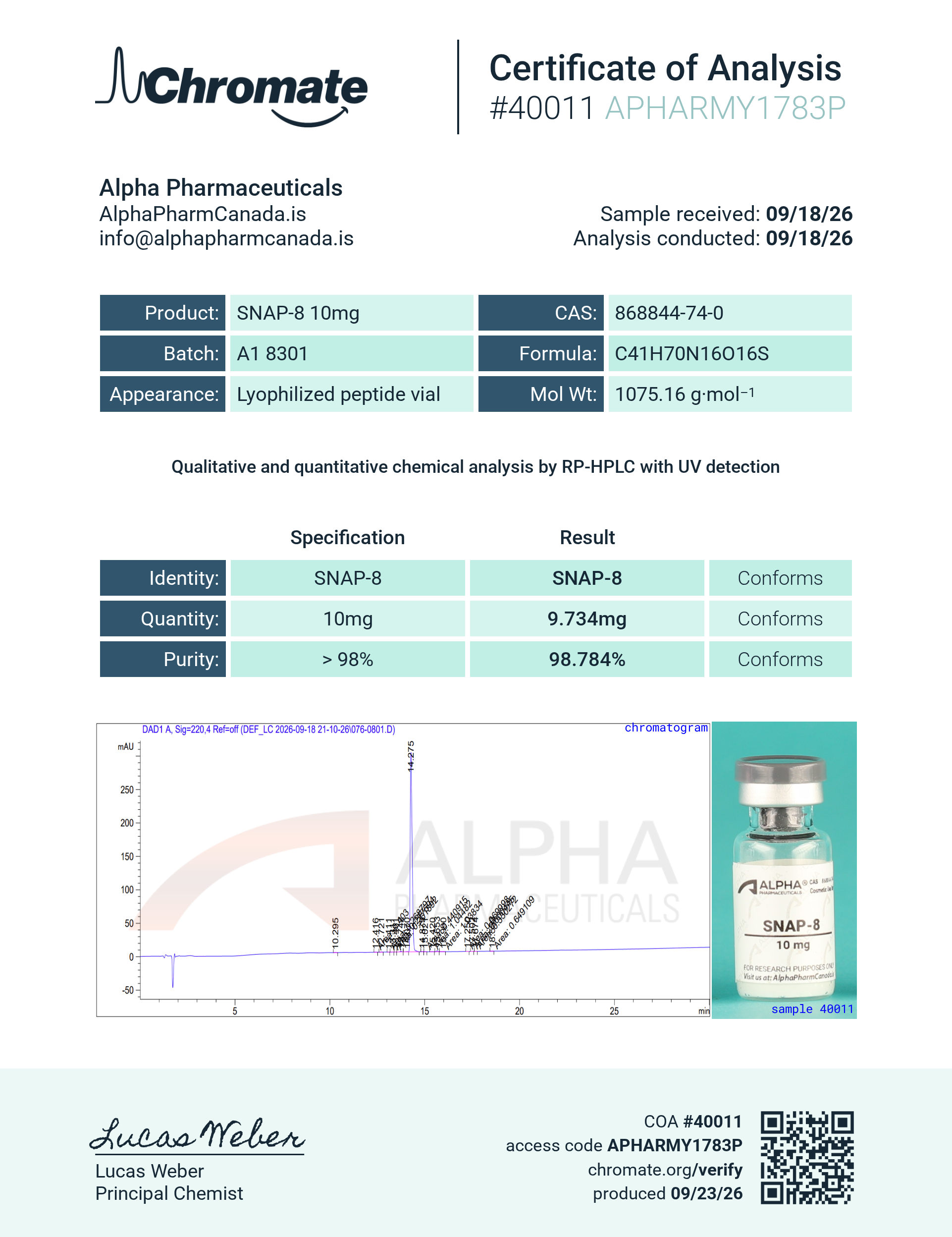 SNAP-8 - 10mg